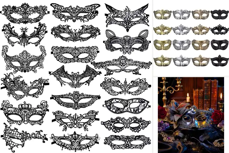 Detailed view of Best Black Masquerade Masks: Top 8 Picks for Style & Comfort