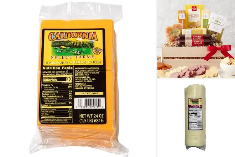 Detailed view of Best California Cheeses