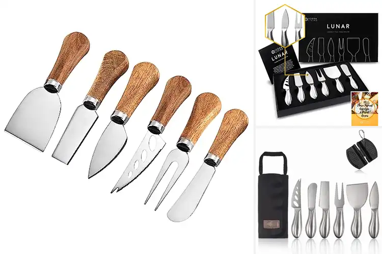 Detailed view of Best Cheese Knife Sets for Effortless, Smooth Serving