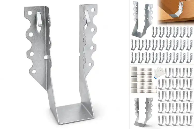 Detailed view of Best Deck Joist Hangers