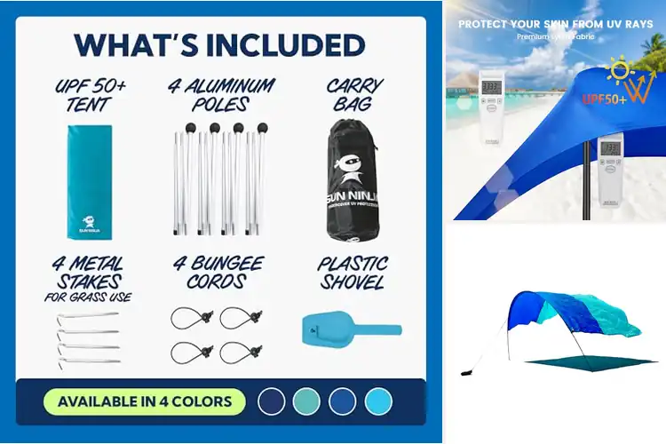 Detailed view of Best Durable Beach Sun Shades