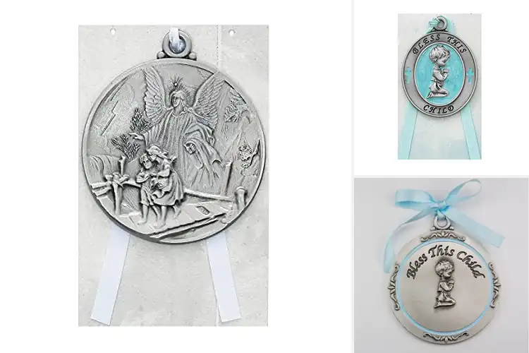 Detailed view of Best Engravable Crib Medal
