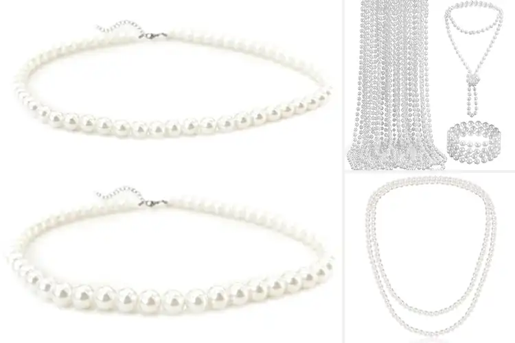 Detailed view of Best Faux Pearl Necklaces
