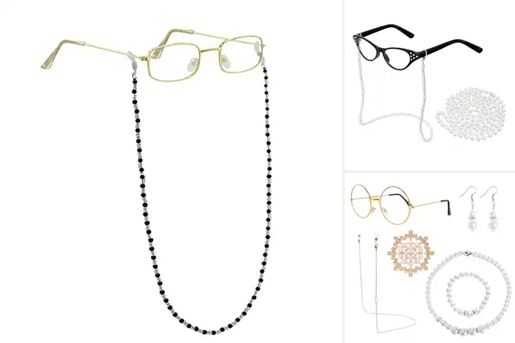 Detailed view of Best Grandma Costume Accessories