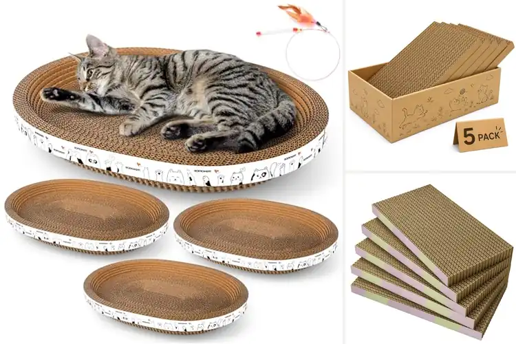 Detailed view of Best High Density Cat Scratchers: Save Furniture, Cats Love