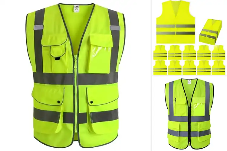 Detailed view of Best High-Visibility Vests: Stay Safe, Seen, and Comfortable