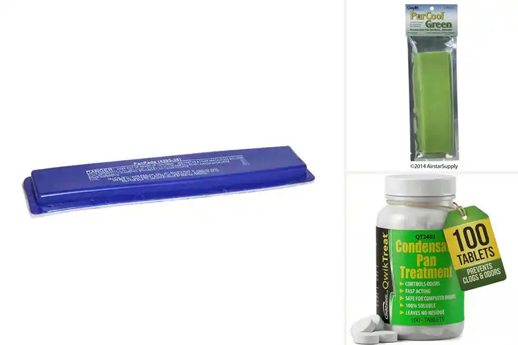 Detailed view of Best HVAC Pan Treatment Pads