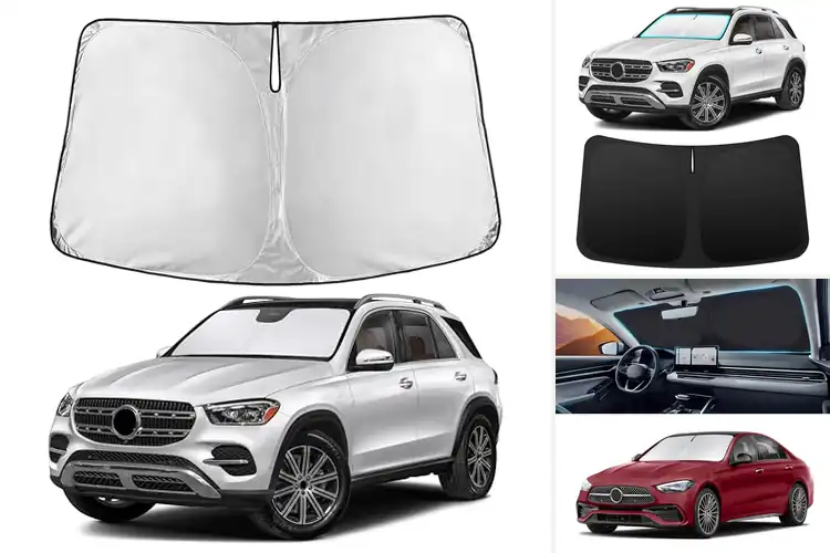 Detailed view of Best Mercedes Sunshades: Keep Your Ride Cool & Protected