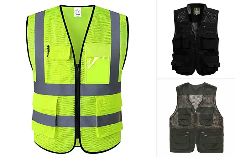 Detailed view of Best Mesh-Pocket Vests