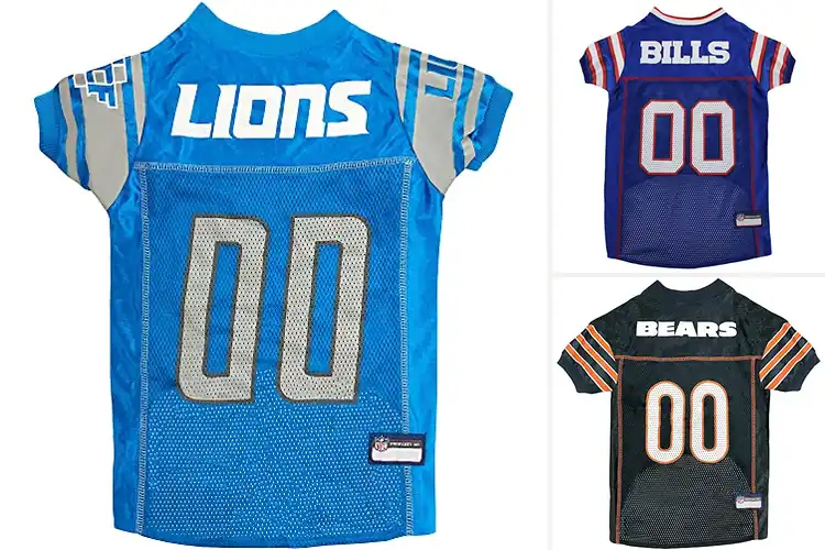 Detailed view of Best Multiple Size NFL Pet Jerseys For Your Furry Fans