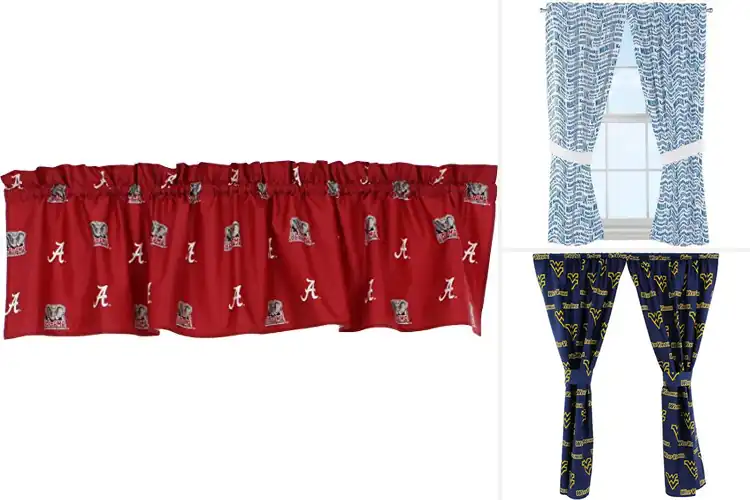 Detailed view of Best NCAA Window Curtains