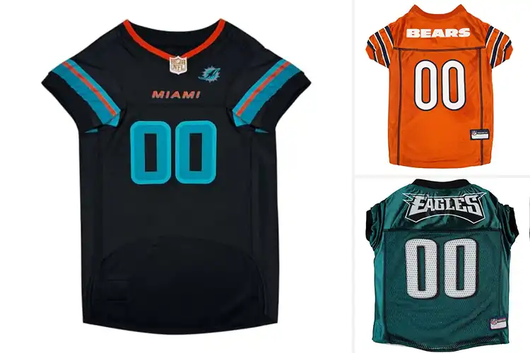 Detailed view of Best Officially Licensed NFL Pet Jerseys