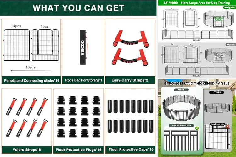Detailed view of Best Outdoor Dog Fences: Top 10 Picks for Safety & Fun