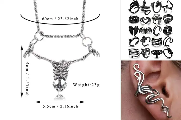 Detailed view of Best Punk Jewelry Gifts