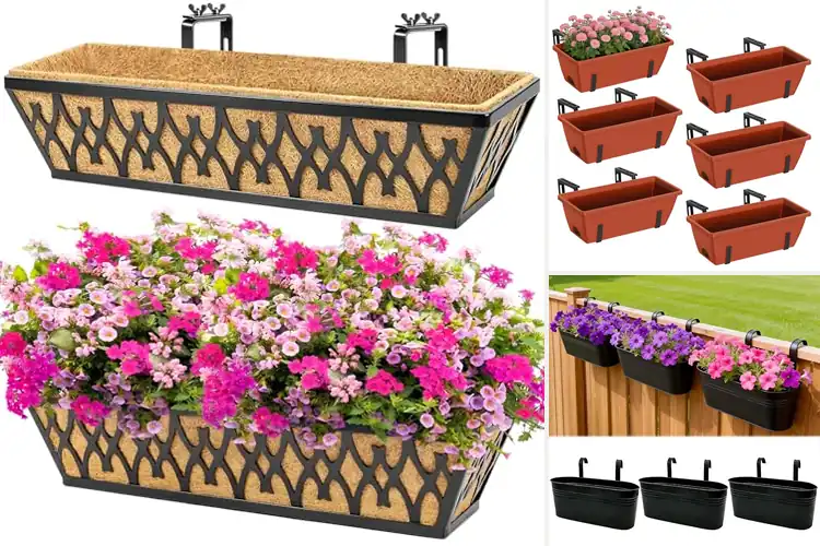 Detailed view of Best Railing Planters