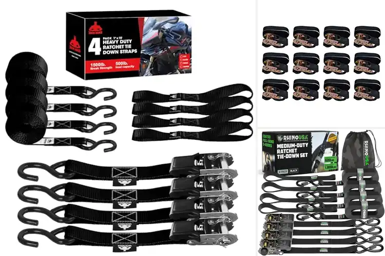 Detailed view of Best Ratchet Tie Down Straps