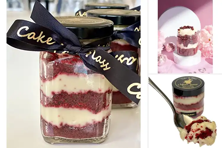Detailed view of Best Red Velvet Cakes In Jars: Ready-to-Eat Sweet Escape