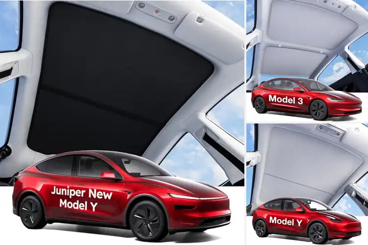 Detailed view of Best Roof Sunshades to Keep Your Tesla Cool & Protected