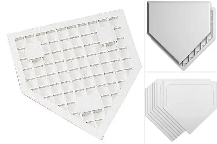 Detailed view of Best Rubber Home Plates