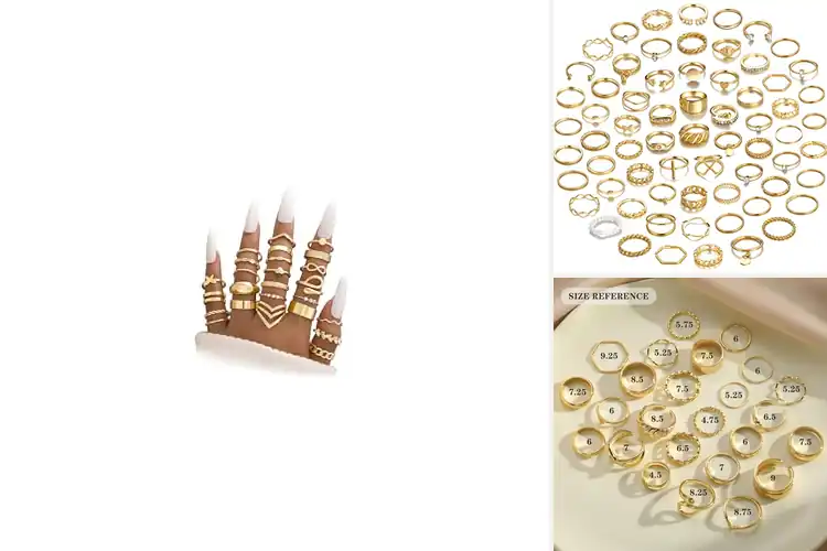 Detailed view of Best Stackable Midi Rings