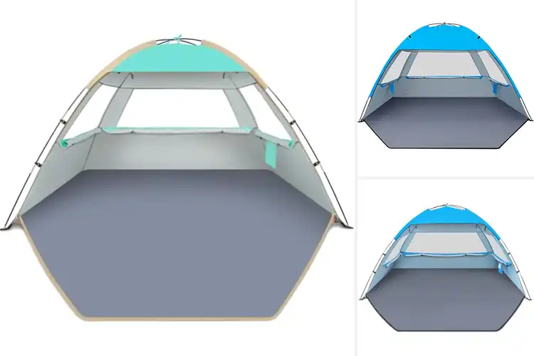 Detailed view of Best UPF 50+ Beach Tents: Stay Cool & Protected in Style