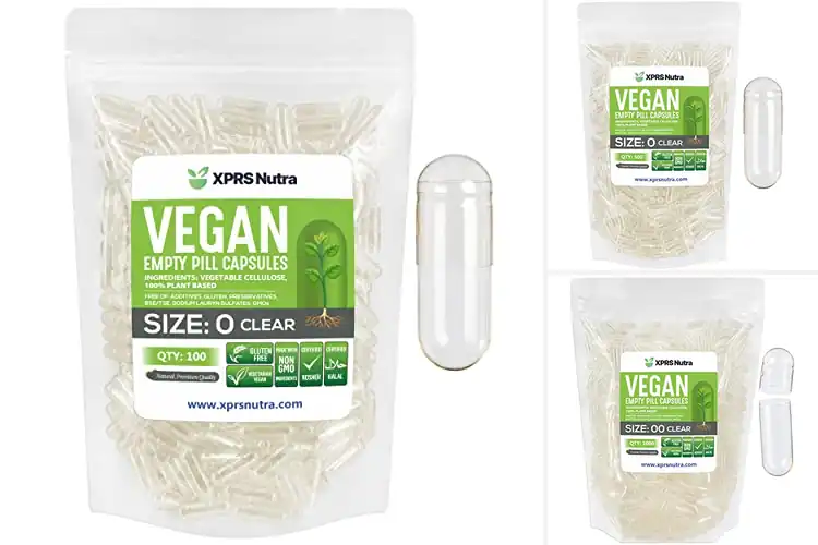 Detailed view of Best Vegan Capsules: Fresh, Strong, Easy-Fill for Every Dose