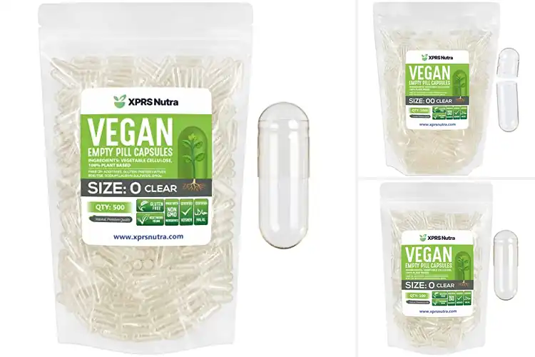 Detailed view of Best Vegan Vegetarian Capsules